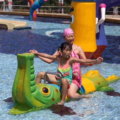 Équipement de Sprayground de l'eau de jeu d'Aqua de crocodile de jet pour le parc aquatique