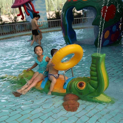 Équipement de Sprayground de l'eau de jeu d'Aqua de crocodile de jet pour le parc aquatique