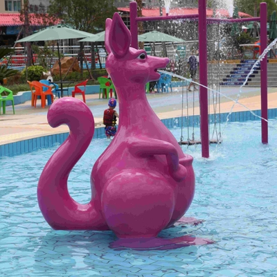 Jeu d'Aqua de Sprayground de l'eau de kangourou, équipement de jet de terrain de jeu de l'eau adapté aux besoins du client