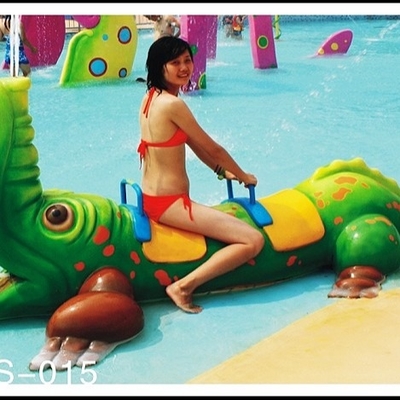Jeu d'Aqua de crocodile de jet, équipement de Sprayground de l'eau, équipements de parc d'Aqua