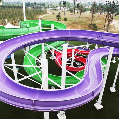 La piscine d'eau faite sur commande d'arrière-cour d'amusement glisse pour la famille, parc d'attractions/équipement de parc aquatique