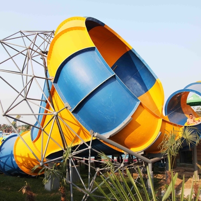 La petite glissière d'eau de fibre de verre pour l'interaction de parents et d'enfants arrosent l'amusement