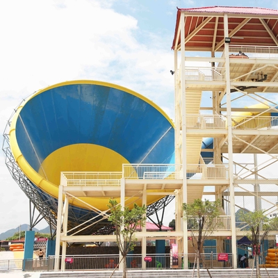 La piscine d'eau de fibre de verre de tornade glisse pour le sport aquatique adulte de parc d'aqua