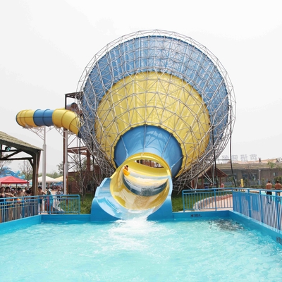 La piscine d'eau de fibre de verre de tornade glisse pour le sport aquatique adulte de parc d'aqua