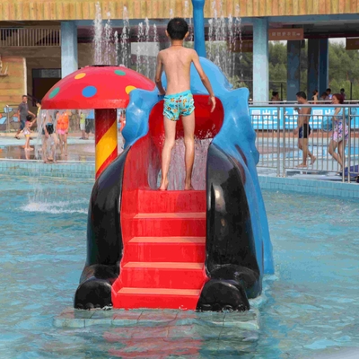 La piscine d'eau formée par bande dessinée de fibre de verre glisse pour le mini parc aquatique d'enfants
