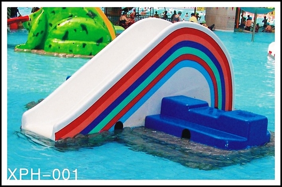 Petite glissière de pont en arc-en-ciel, glissière de parc aquatique d'enfants de petit Waterpark pour des enfants