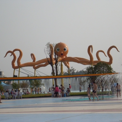 Jet extérieur adapté aux besoins du client de poulpe pour des articles de parc aquatique de jeu d'Aqua