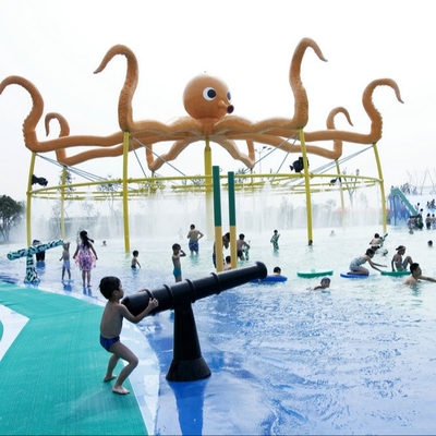 Jet adapté aux besoins du client de poulpe de taille de 8m pour l'équipement de terrain de jeu de l'eau d'Aqua