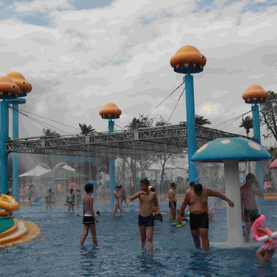 Le monde de méduses structure l'équipement extérieur de parc aquatique de jeu d'Aqua pour l'interaction de famille