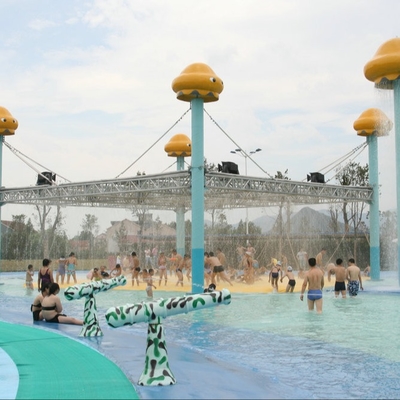 Structures aquatiques de jeu de grand d'Aqua du monde de méduses de jeu équipement en acier de parc aquatique