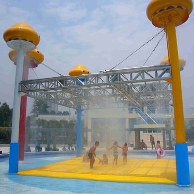 Structures aquatiques de jeu de grand d'Aqua du monde de méduses de jeu équipement en acier de parc aquatique
