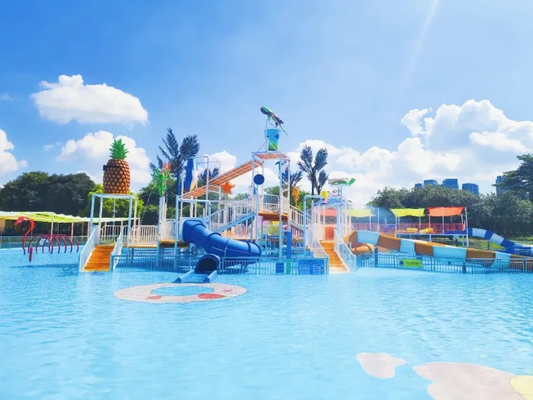 Étudier la faisabilité d'un parc aquatique pour enfants Équipement de jeux d'eau pour les éclaboussures d'eau