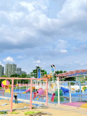 Étude de faisabilité du parc aquatique Parc aquatique pour enfants Équipement de jeux aquatiques pour les éclaboussures d'eau