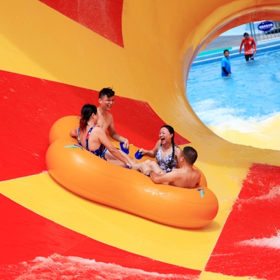 Grands Toboggans Aquatiques en Fibre de Verre Tornado pour Piscines, Équipement de Vison Waterparks