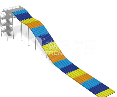 Waterslide de fibre de verre pour la station de vacances adulte de l'eau de vacances de sport aquatique/adapté aux besoins du client