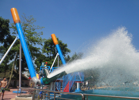 glissières d'eau de fibre de verre de boule de canon de taille de 12.5m pour le parc aquatique d'amusement