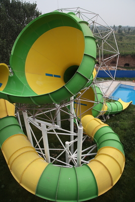 Cavaliers drôles de la capacité 480 de vallée de mauvaise humeur de la taille 16m de glissières d'eau de fibre de verre/h pour le parc aquatique