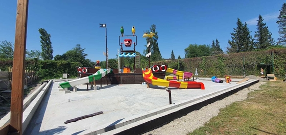 Usine d'équipement de parc aquatique de bateaux de vision en fibre de verre personnalisés