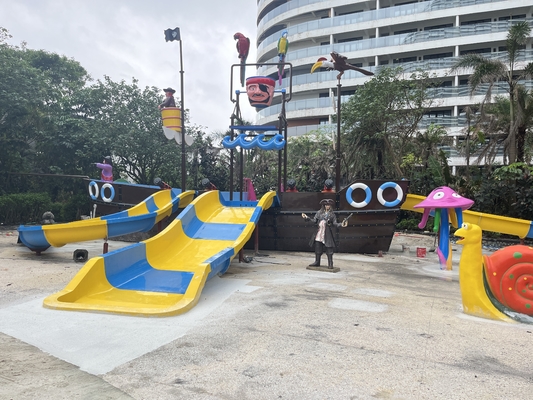 Usine d'équipement de parc aquatique de bateaux de vision en fibre de verre personnalisés
