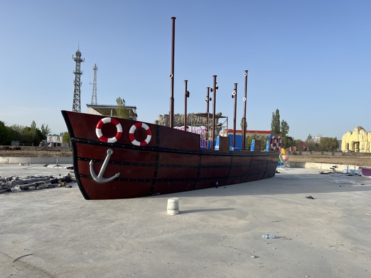 Usine d'équipement de parc aquatique de bateaux de vision en fibre de verre personnalisés