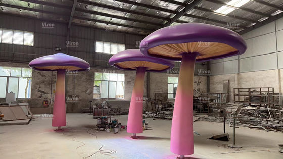 Équipement de jeux d'eau en fibre de verre Aqua Play Champignon à jets, adapté aux enfants et aux adultes dans les parcs d'attractions et les parcs aquatiques
