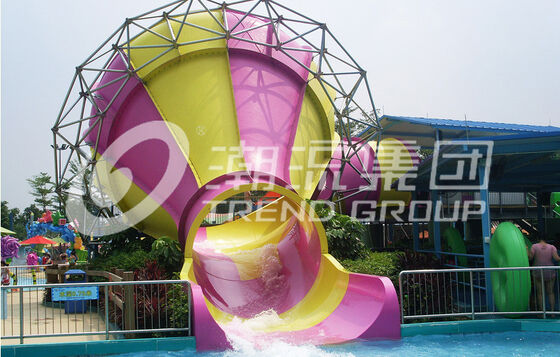 Grand amusement de parc d'Aqua de parc aquatique de famille de glissières d'eau de fibre de verre