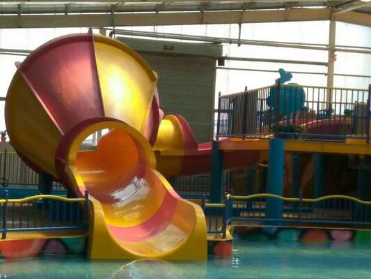 Grand amusement de parc d'Aqua de parc aquatique de famille de glissières d'eau de fibre de verre