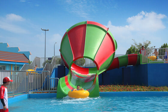 Grand amusement de parc d'Aqua de parc aquatique de famille de glissières d'eau de fibre de verre