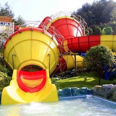 VISON Tantrum Valley 14,6m Glissière à eau en fibre de verre UV stabilisée à haute capacité pour les parcs aquatiques