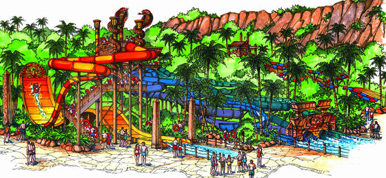 Le plan d'étude de Waterpark, parcs aquatiques conçoivent/parcs aquatiques adaptés aux besoins du client