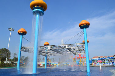 Le projet de Waterpark de station de vacances de fibre de verre, géant glisse des projets de tours pour le parc aquatique