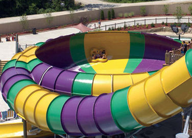 Glissières d'eau de fibre de verre de parc d'Aqua, Super Bowl de Waterpark de taille de 19m pour le parc aquatique