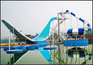 Glissière de vague d'équipement de parc aquatique, glissières d'eau de fibre de verre de taille de 11m pour le parc extérieur d'Aqua