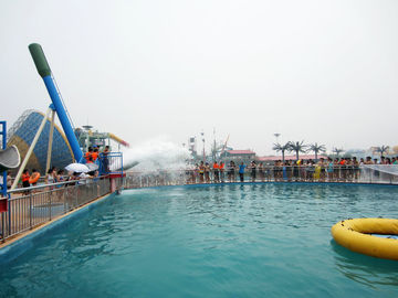 Glissières d'eau commerciales spéciales de fibre de verre d'équipement de parc d'Aqua pour l'adulte