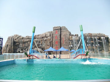 Glissières d'eau de bain métallique de boule de canon de la coutume 12.5m pour l'équipement de parc aquatique