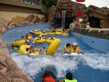Le parc paresseux de jeu d'équipement/Aqua de rivière de grand parc aquatique a galvanisé le soutien d'acier au carbone