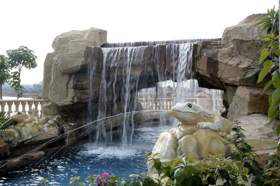 Le parc paresseux de jeu d'équipement/Aqua de rivière de grand parc aquatique a galvanisé le soutien d'acier au carbone