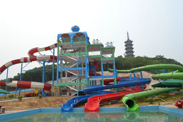 Projet de Waterpark d'amusement, glissière de parc aquatique de Theming d'enfants d'équipement de parc aquatique de Gaint