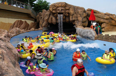 Équipement de parc d'Aqua de fibre de verre pour la rivière paresseuse d'hôtel, famille des vacances d'été en parc d'Aqua
