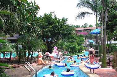 Équipement paresseux de rivière de parc aquatique, équipement de terrain de jeu de jeux de l'eau
