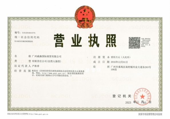 LA CHINE GUANGZHOU VISON INTERNATIONAL WATER PARK EQUIPMENT CO.,LTD certifications