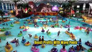 Attraction de parc aquatique à haut profit de piscine à vagues pneumatique